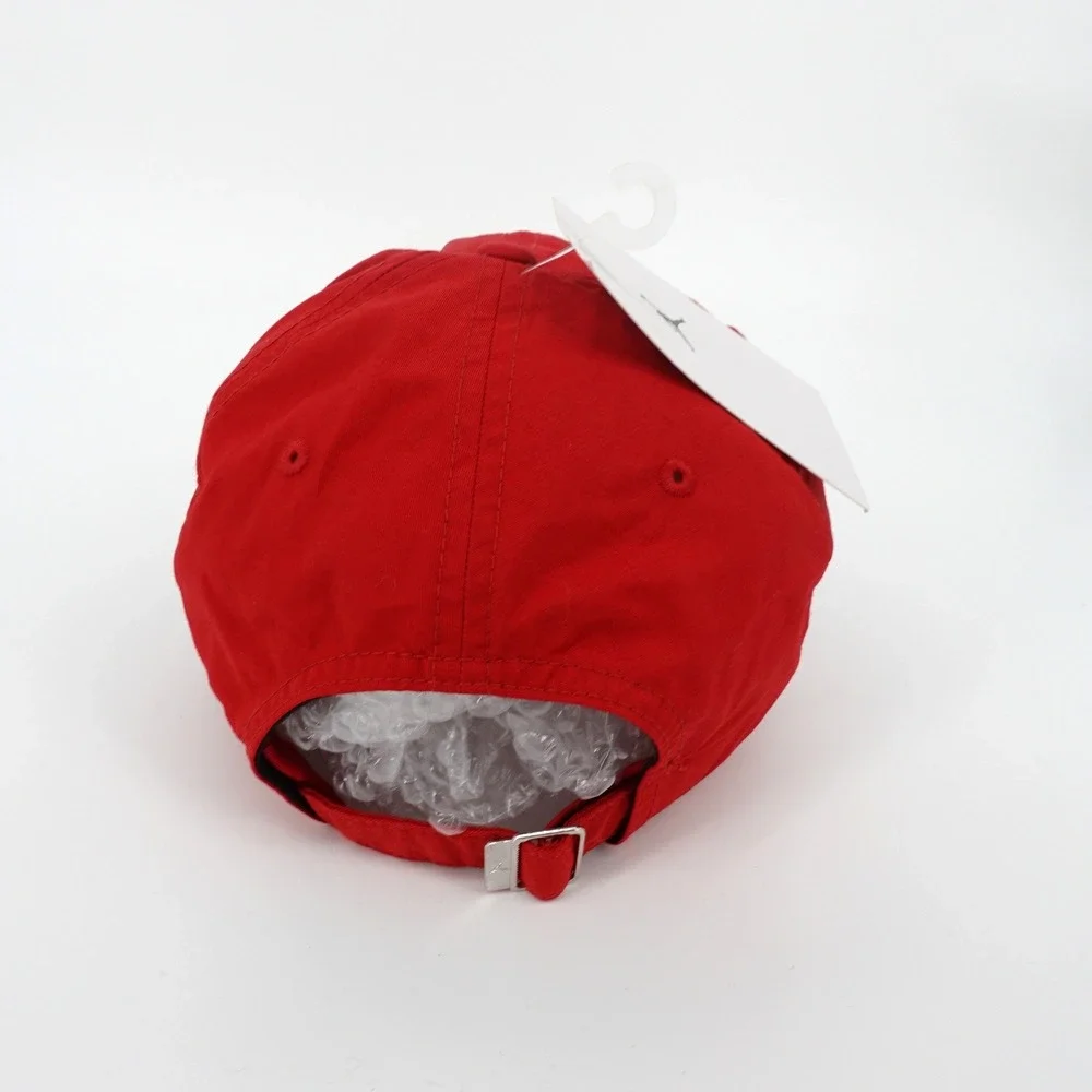 Nike Jordan Jumpman Club Cap Red Adjustable Strapback Hat L/XL New